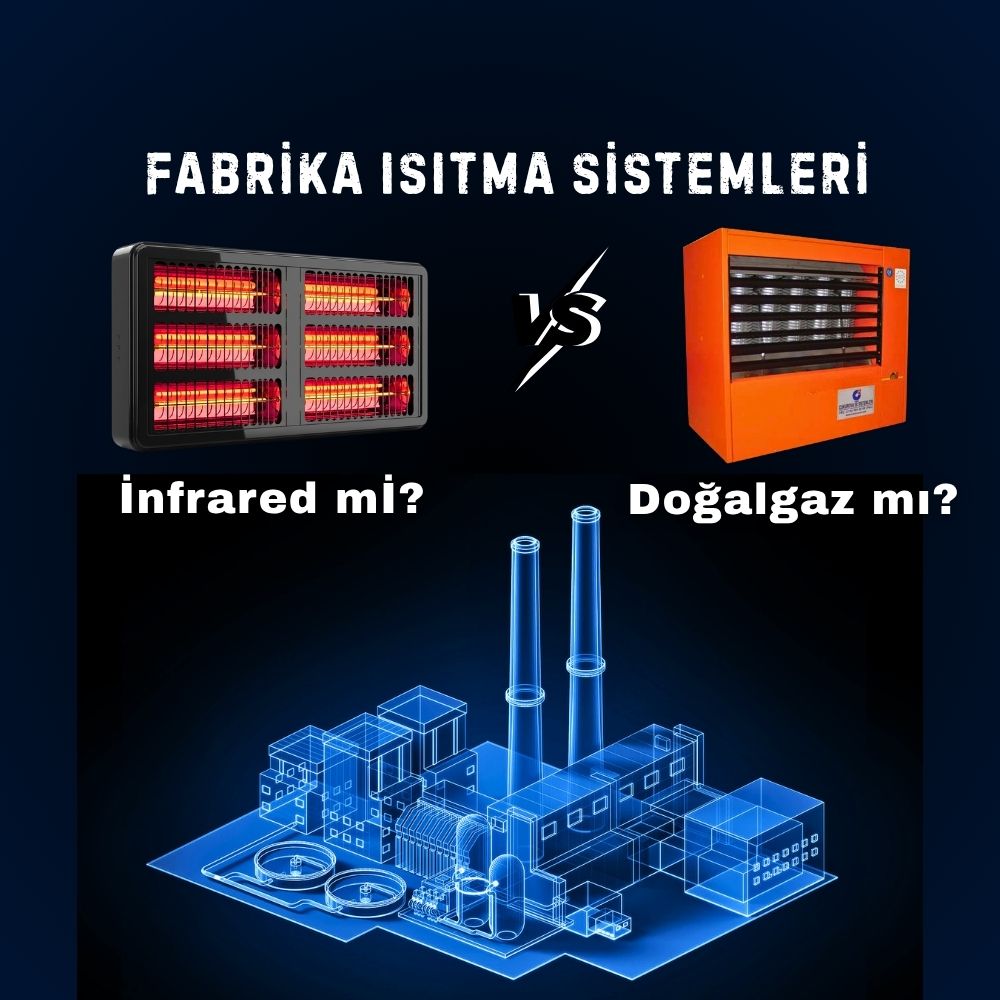 Fabrika Isıtmasında Stratejik Karar: İnfrared (Kızılötesi) mi, Doğalgaz mı?